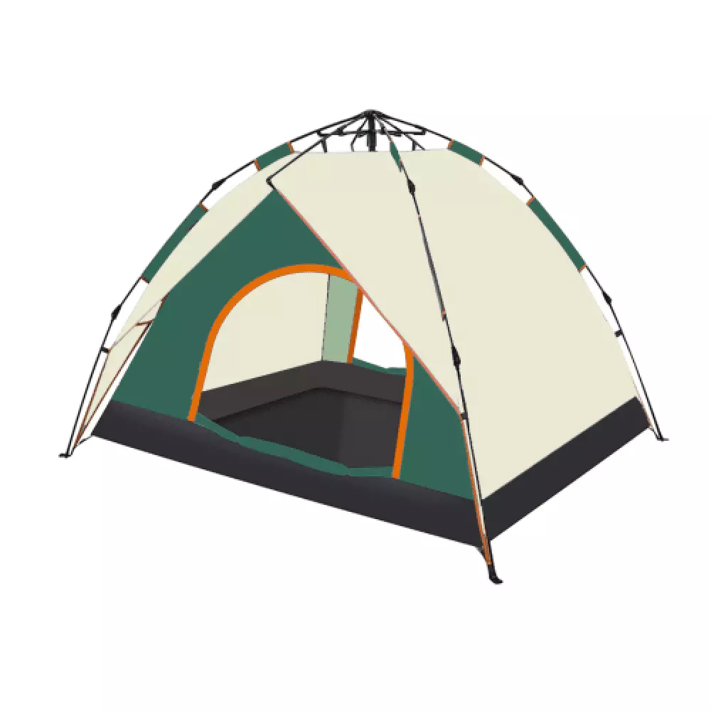2-4 Person Family Camping Tent Waterproof Spacious Portable Backpack Tent Easy Quick Setup