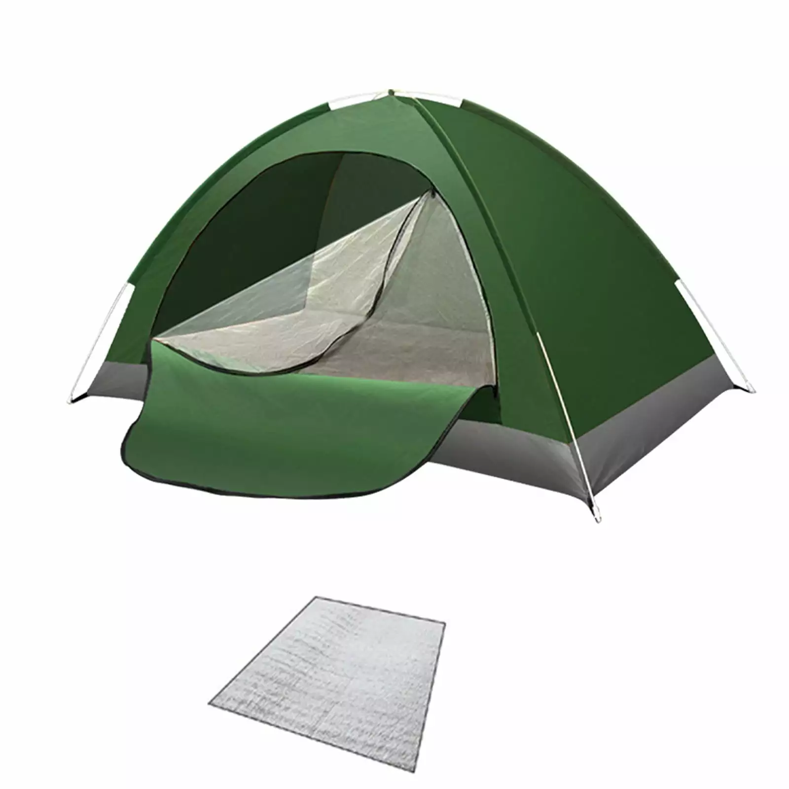 Sheghy Beach Tent Sun Shade Shelter 2-3 Person Fiberglass Rods Carry Bag Included Free
