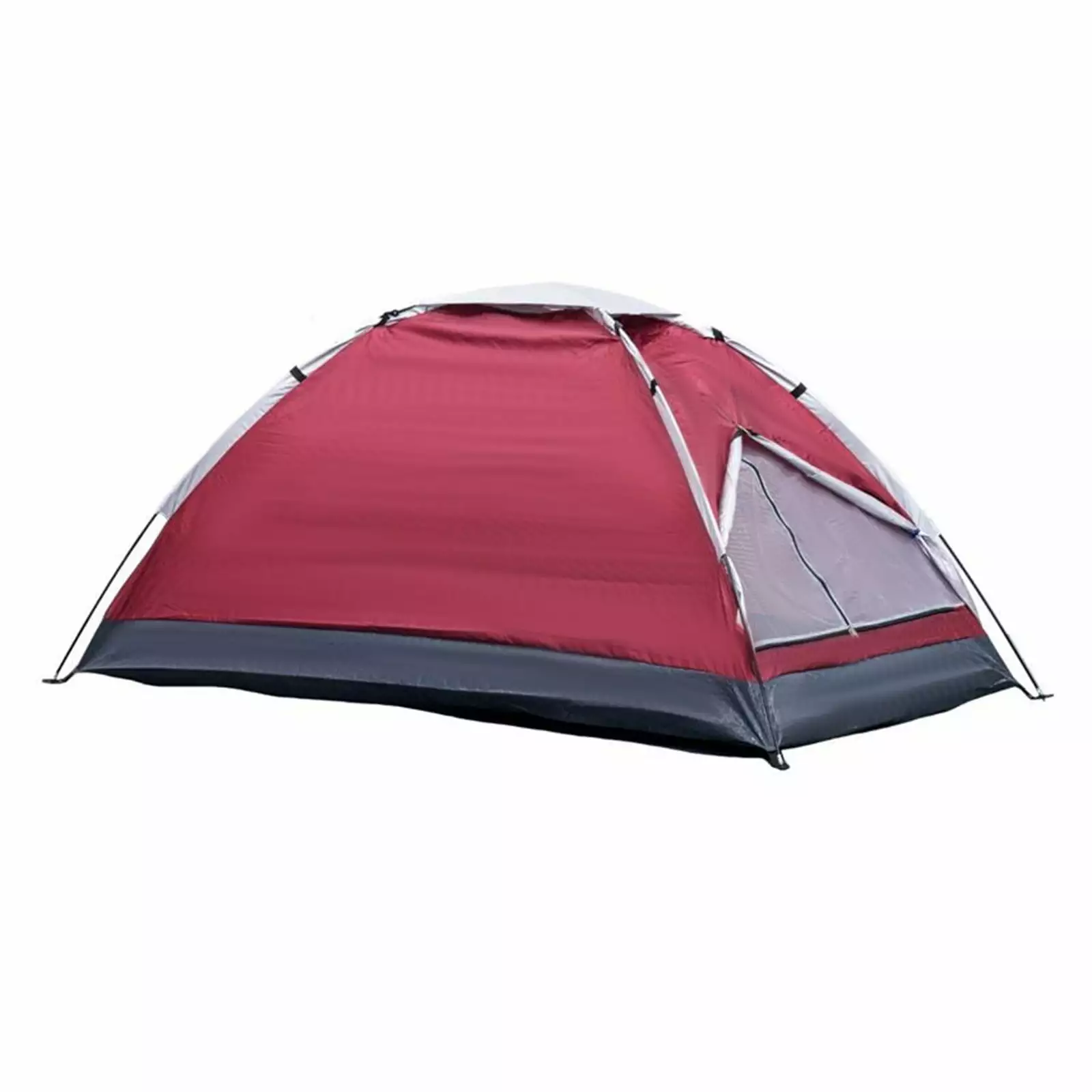 2-Person Lightweight Camping Tent Rain Fly Outdoor Adventures Red