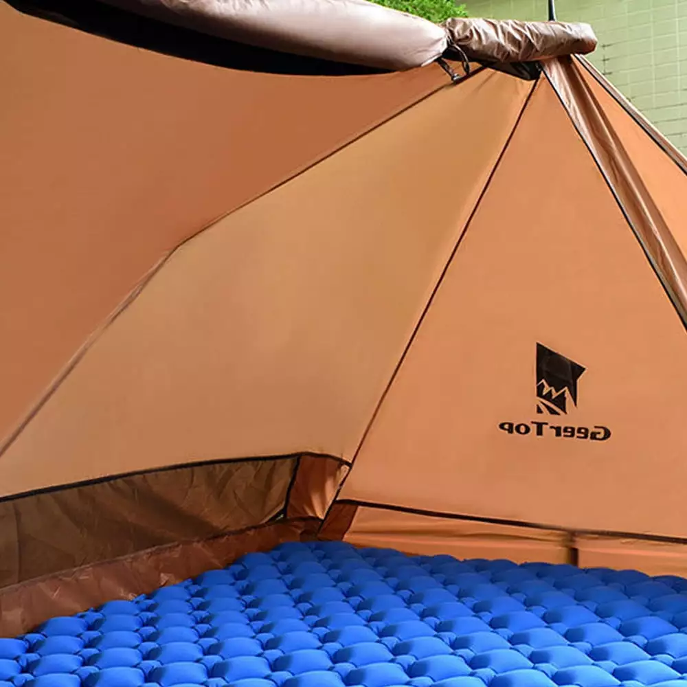 Geer Tents 2-Person Picnic Tent Dual-Layer Rainproof Portable Windproof Shelter 210d