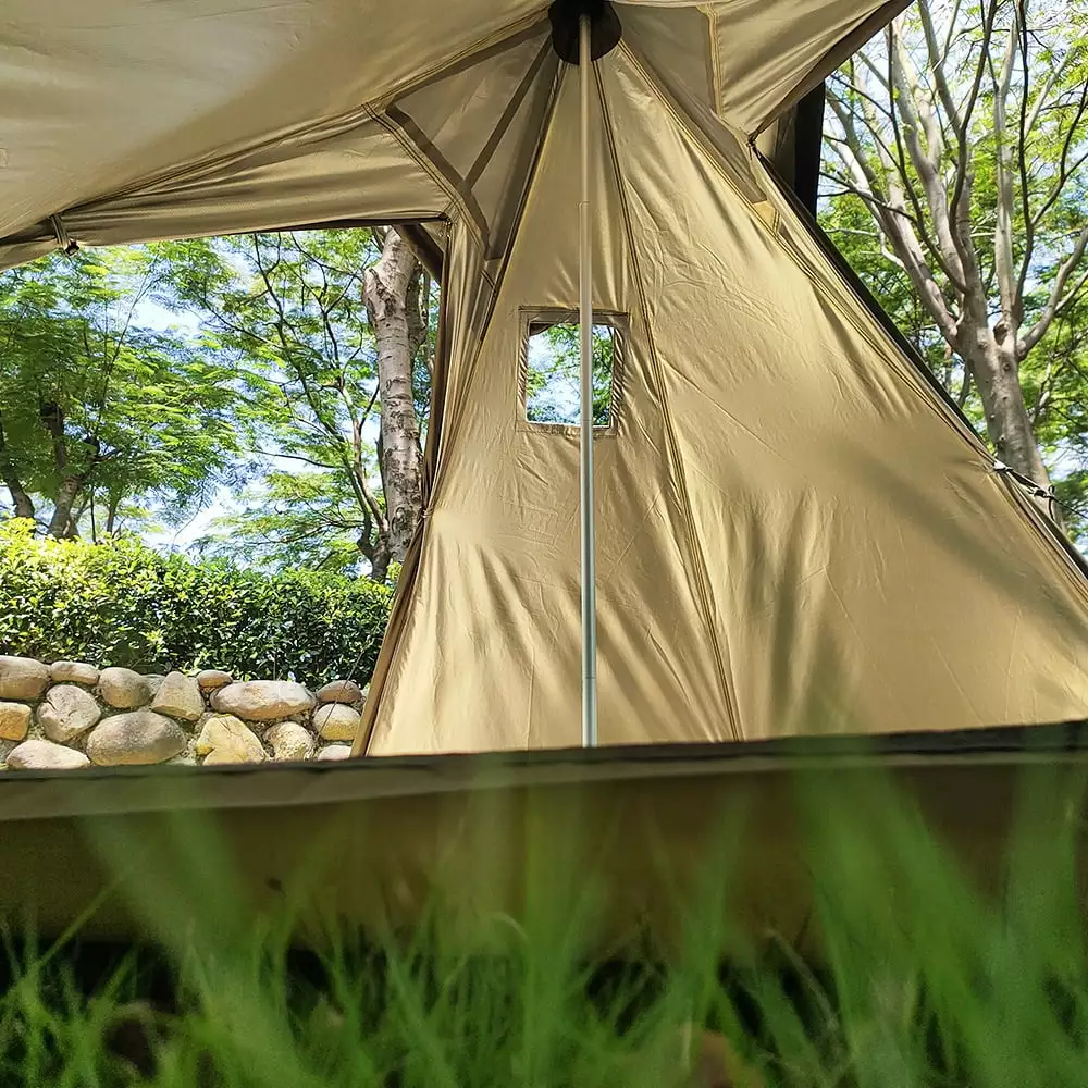 Moweo Huiop People I Tipi Buzhi Tent Pyramid Camping Tent Outdoor Enthusiasts