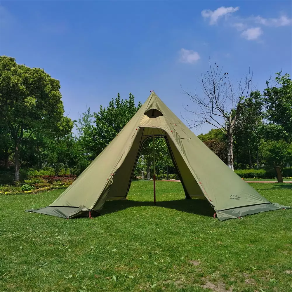 5.2' Tent Stove 10.5' X 5.2' Pyramid Camping Tent