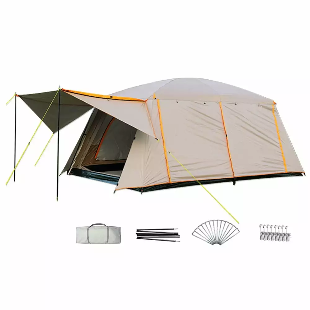 Waterproof Portable Picnic Tent 4-6 Persons 2 Rooms Bosnyyds L
