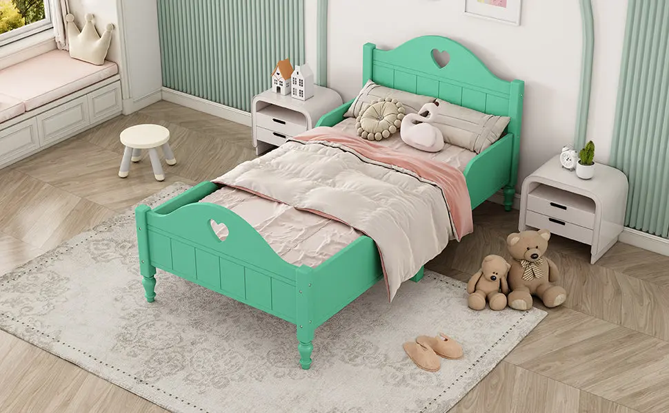 Girl's Princess Toddler Bed Macaron Design Safety Rails bed best