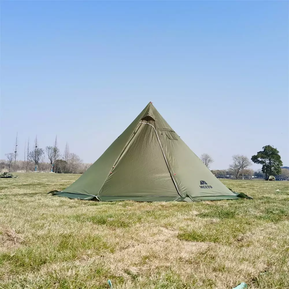 4-6 Person Tipi Hot Tent Stove Jack Camping Backpacking and Hiking