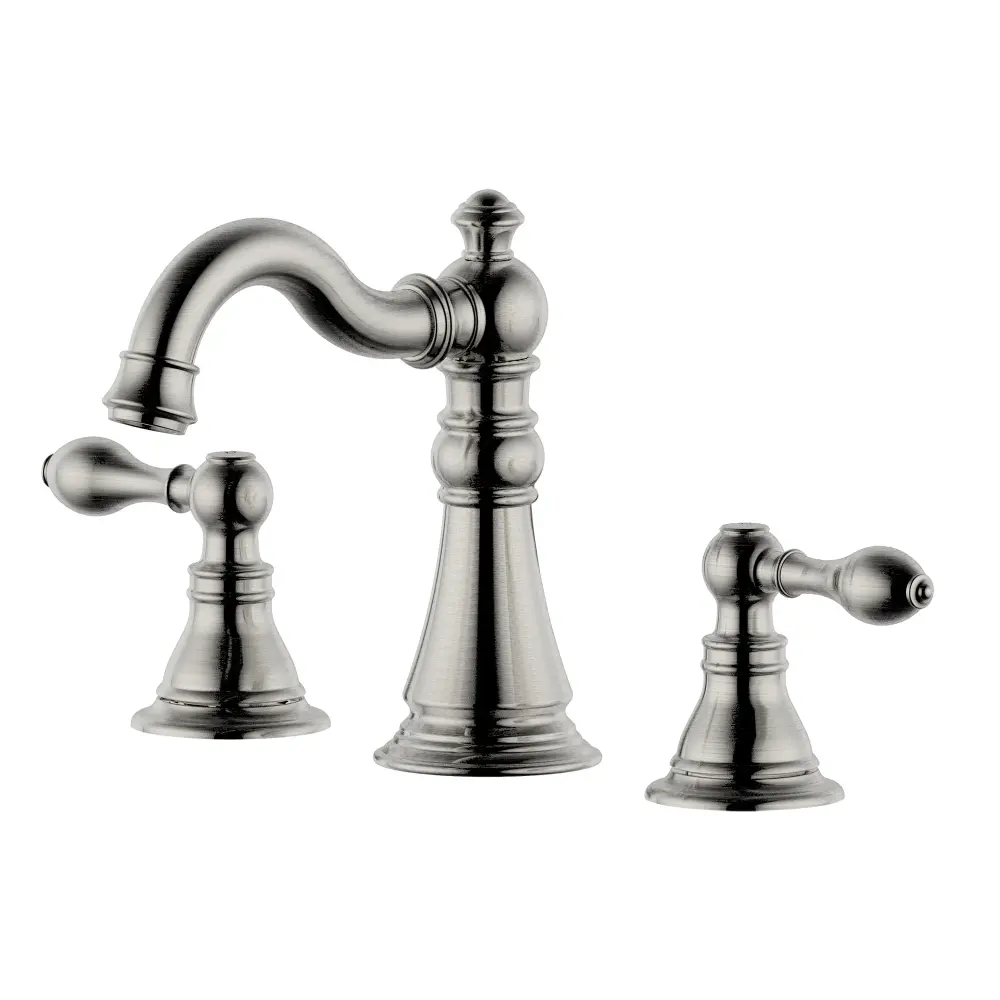 Bagneux Traditional 8 . Widespread Bathroom Faucet Brushed Nickel - MFF-BGW8-BN