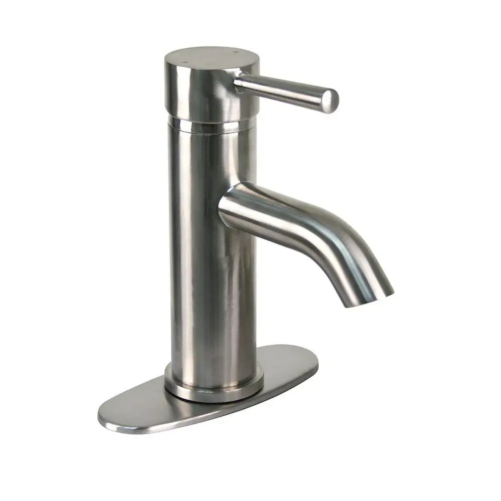 Brienza Moncalieri Brushed Nickel European One-only Post Bathroom Faucet