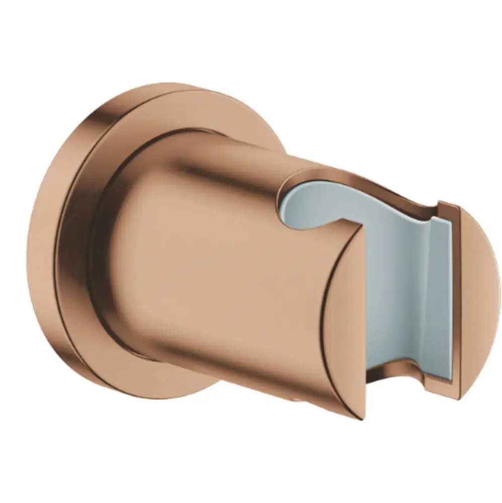 Grohe Rainshower Wall Holder Round Brushed Warm Sunset - 27074DL0 - Key Shower Accessory