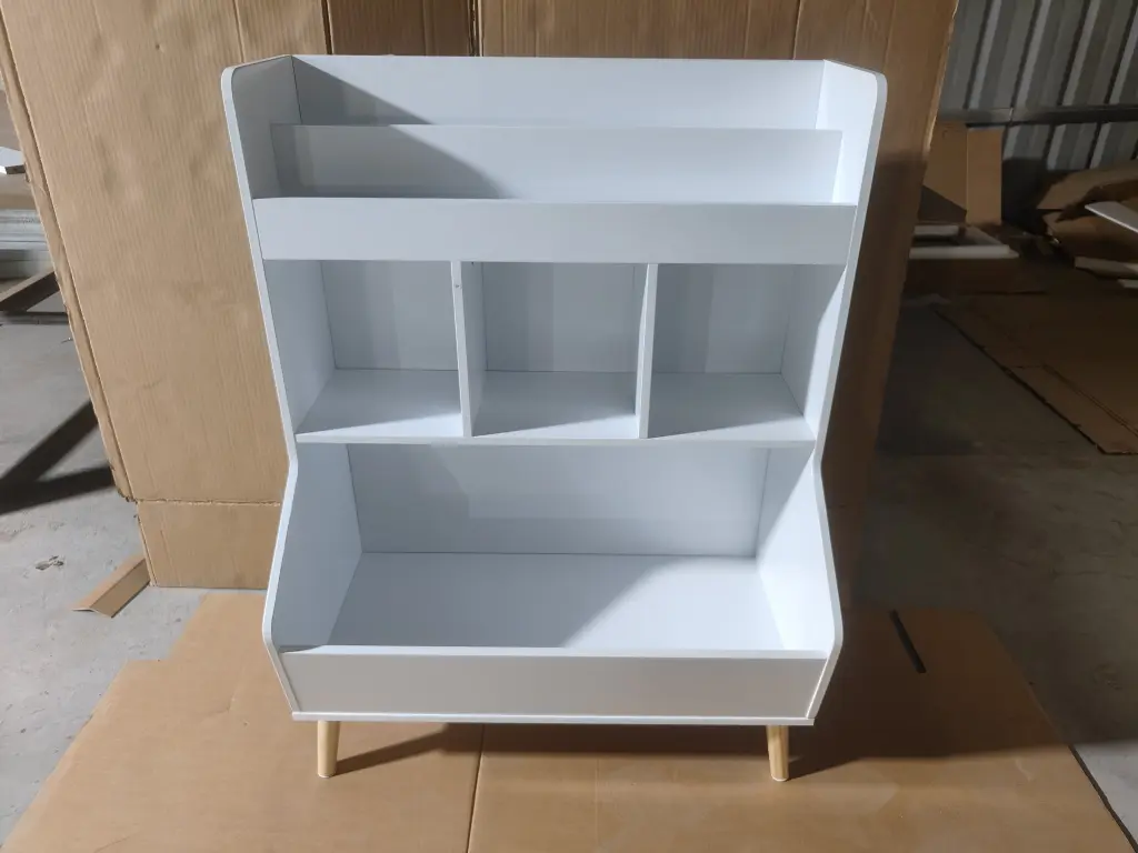Kids Toy Storage Organizer Bookshelf and Multi Colored Legs moonriver