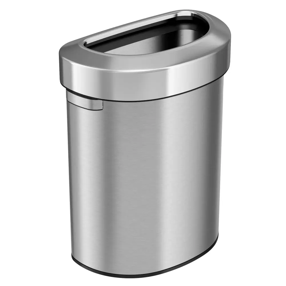 Countertop Compost 68 Liter / 18 Gallon Semi-Round Open Top Rust-resistant Steel Kitchen Trash Can