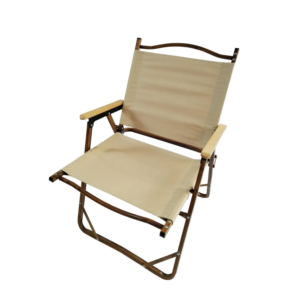 Comfy Foldable And Travel-friendly Chair Armrests Aluminium Frame leisure home -jy