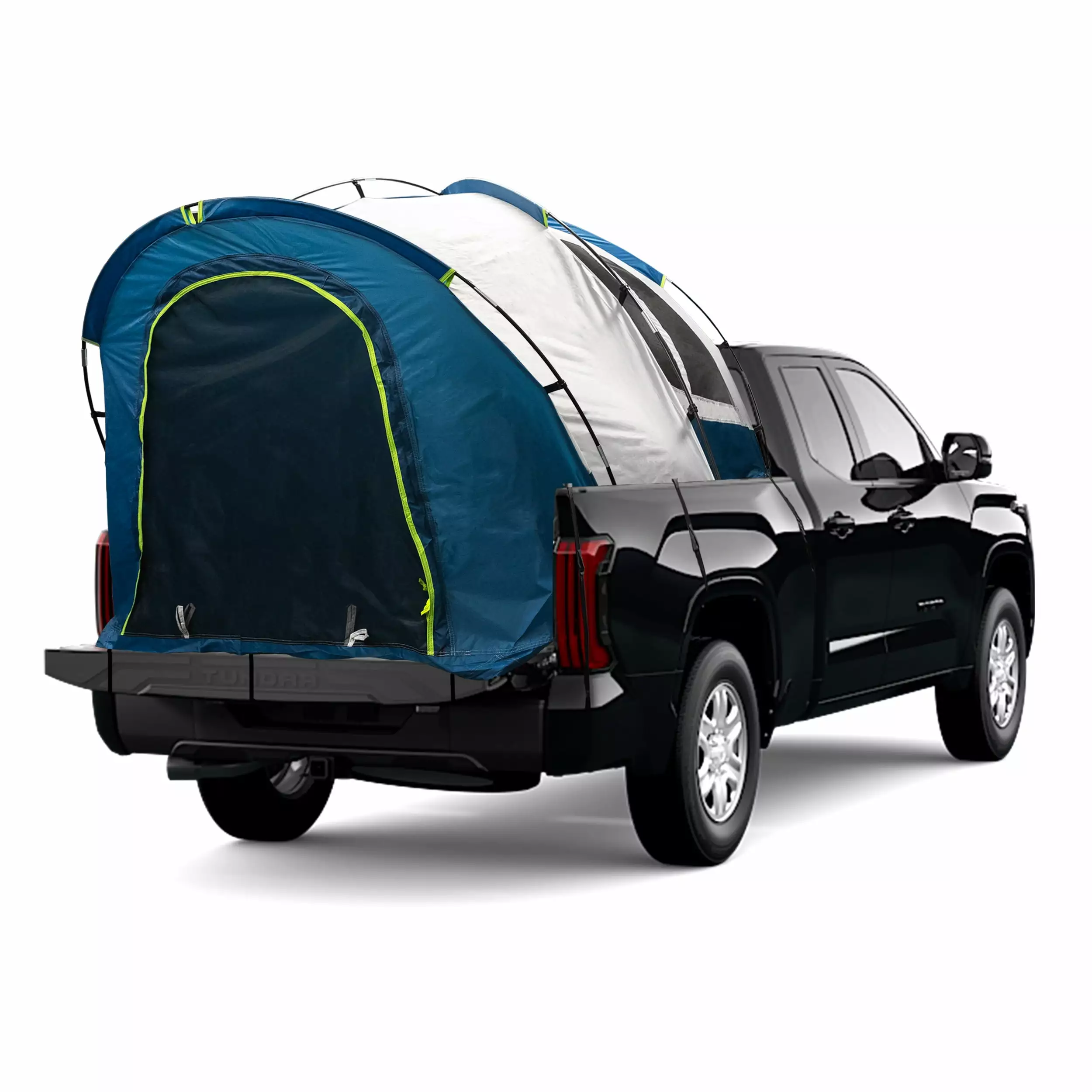 NEH Pickup Truck Bed Camping Tent 2-Person Sleeping Rainfly and Storage Bag Fits Compact Truck Compact