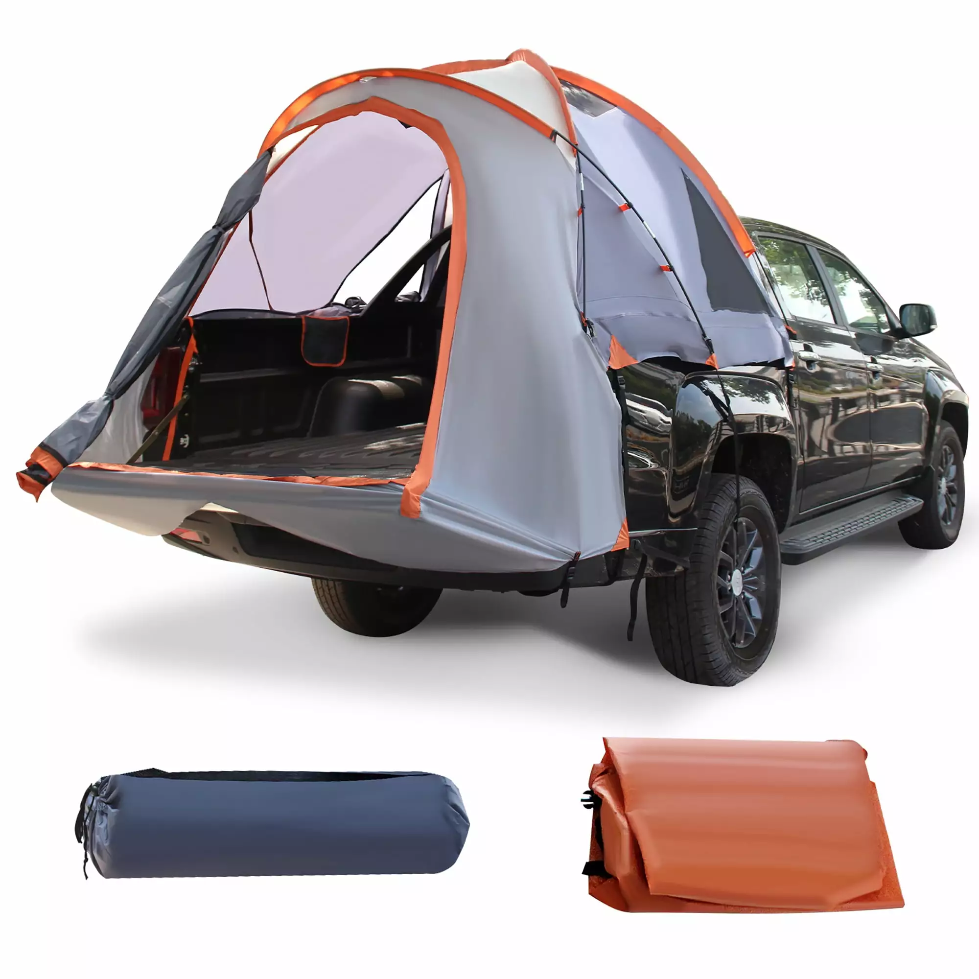 Costway 5 to 5.2 Feet Compact Short Bed Truck Tent Portable Pickup Carry Bag Outdoor Travel L%ef%bf%bd%ef%bf%bd