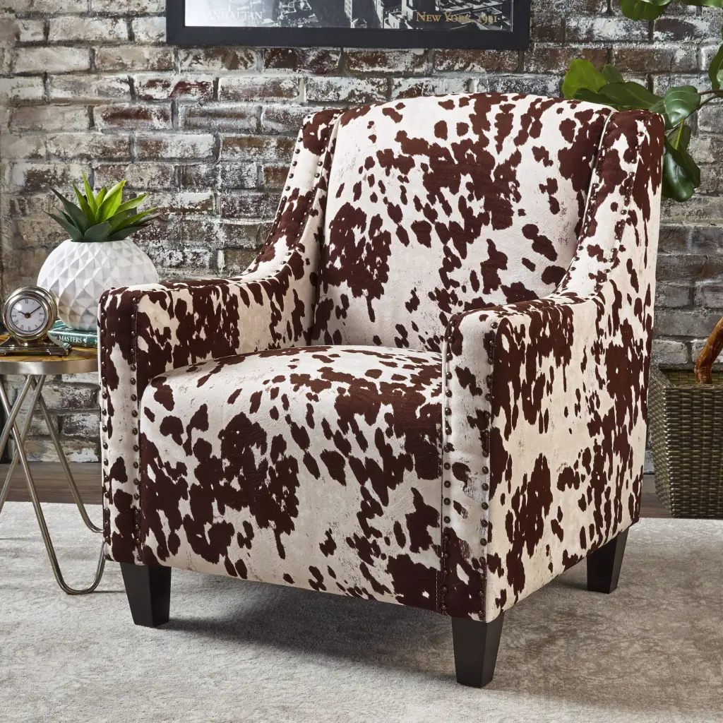 Comfy Accent Chair Tufted Backrest Bedroom Single Seat Arm Chair nh-mirod