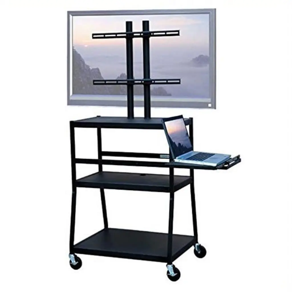 42 Inch Wide Body Cart Pull Out Shelf Flat Panel TVs KD Aparador