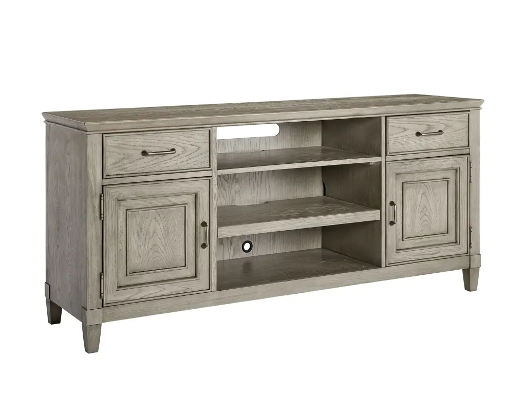 Origins Alpine Newport 66 Inch Wood TV Console Sand Living Room