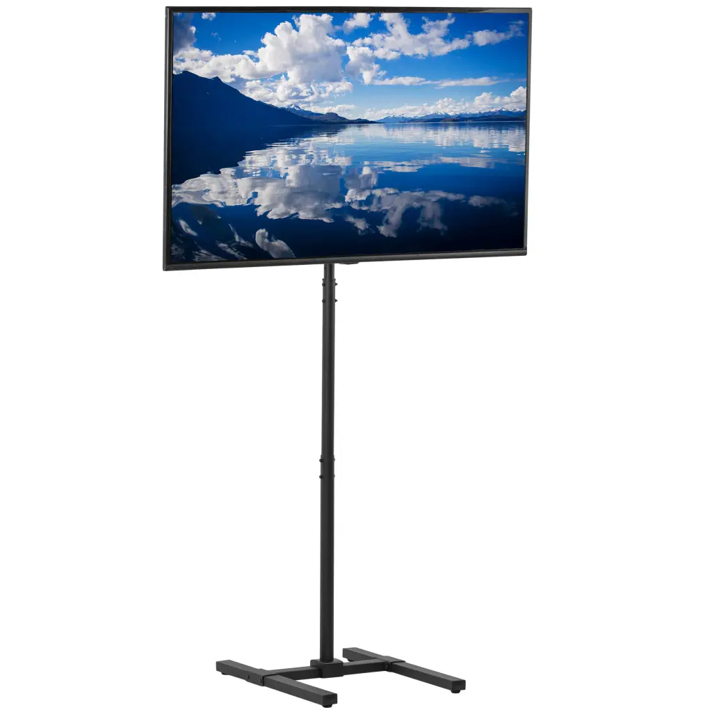 VIVO Extra Tall Height Adjustable TV Floor Stand 13 to 50 Inch Screens