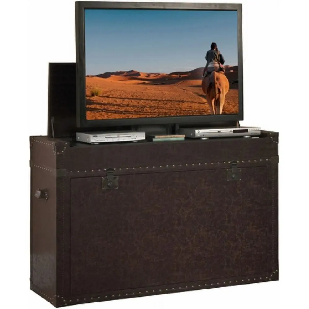 Touchstone Ellis Trunk TV Lift Cabinet Flat Screens Hidden Storage