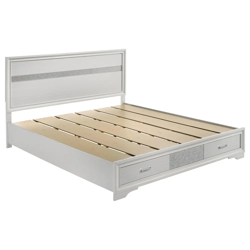 Diamond Modern Furniture COA Miranda California King Bed Storage 205111KW