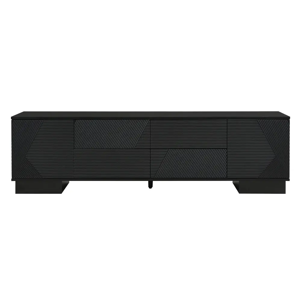 Modern TV Stand Storage Cabinets, 4 Drawers