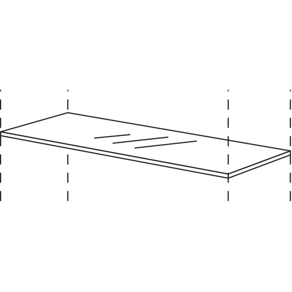 nobilia glass shelf EBG-AJGT60