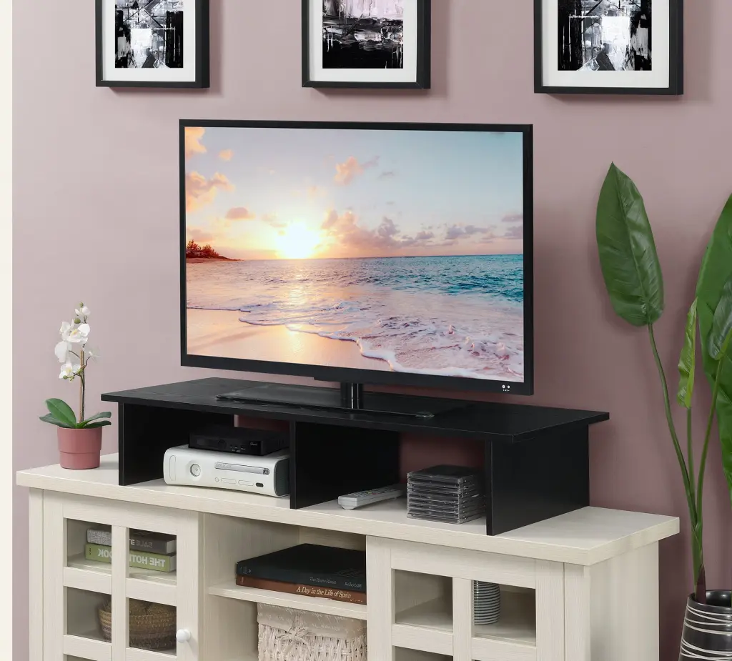 Convenience Concepts Designs2Go TV Monitor Riser 46 Inch Screens Black