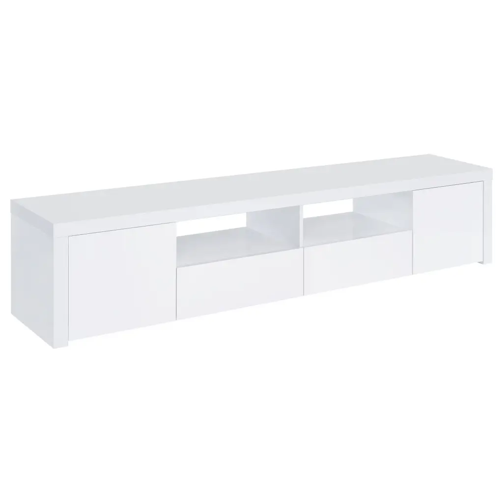 Jude 79 TV Stand TVs Up to 80 Inches, Modern Media Console Table Storage Living Room Coaster Company