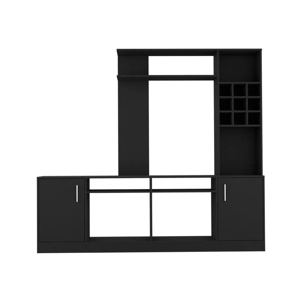 Modoc Entertainment Center Black 60-69 Inches Living Room TV Stand treevol furniture