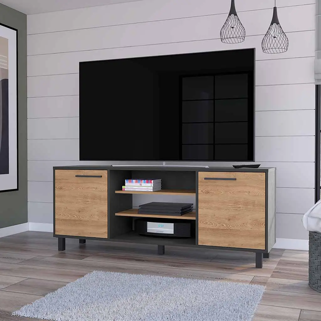 Washington TV Stand 7 Cubby Storage TVs Up to 65 Inches Multicolor rta mubles colombia