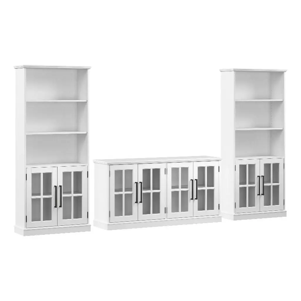 Westbrook 60W TV Stand 75 Inch TV Bookcases Bush Furniture