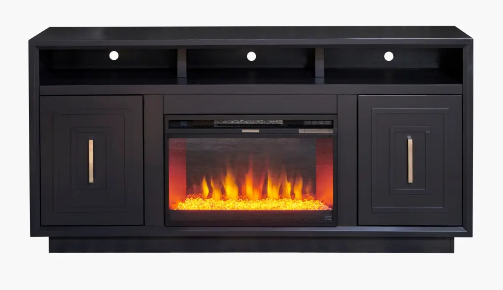 Sunset 67 Inch Electric Fireplace TV Stand TVs Up to 80 Inches Modern Design bridgevine home