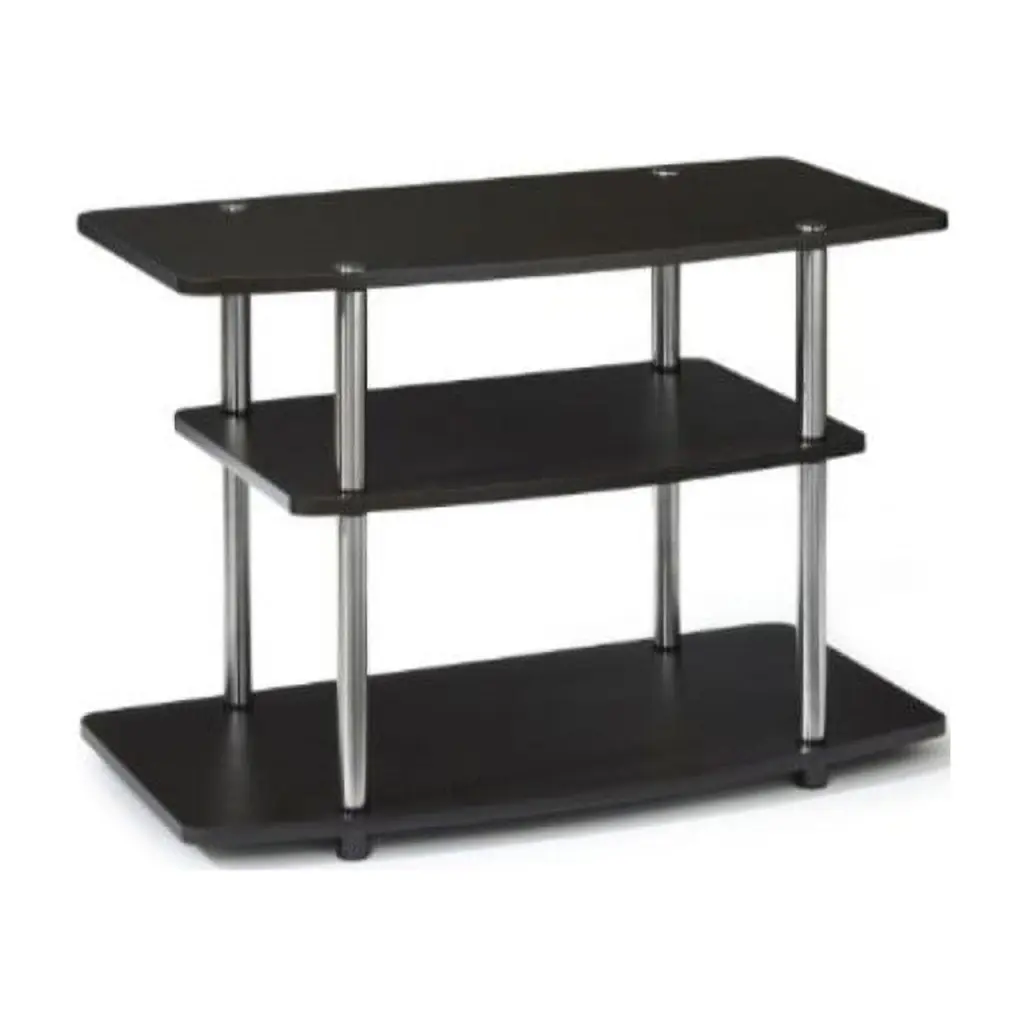 Convenience Concepts Designs2Go 3-Tier TV Stand Flat Panel Television Up to 32-Inch or 80-Pound Dark Espresso
