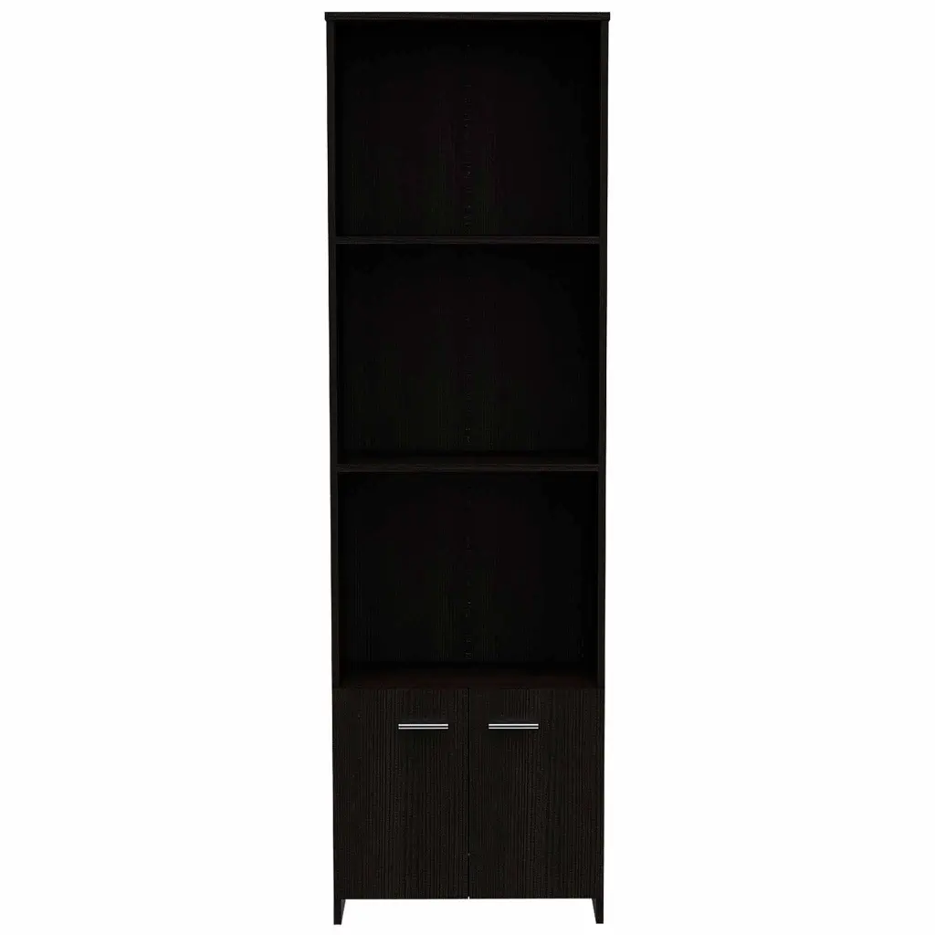 Native TV Stand TVs Up to 70 Inches Four Open Shelves and Five Legs White fm furniture