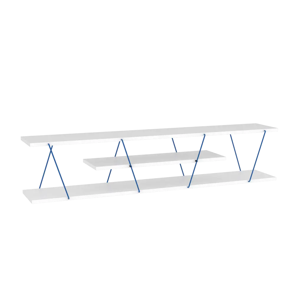 Furnishome Store Tars Mid Century Modern TV Stand 4 Shelves Open Storage furnia