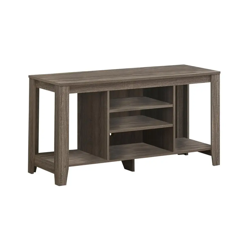 HomeRoots 17.25 x 47.75 x 24.25 Dark Taupe Particle Board TV Stand