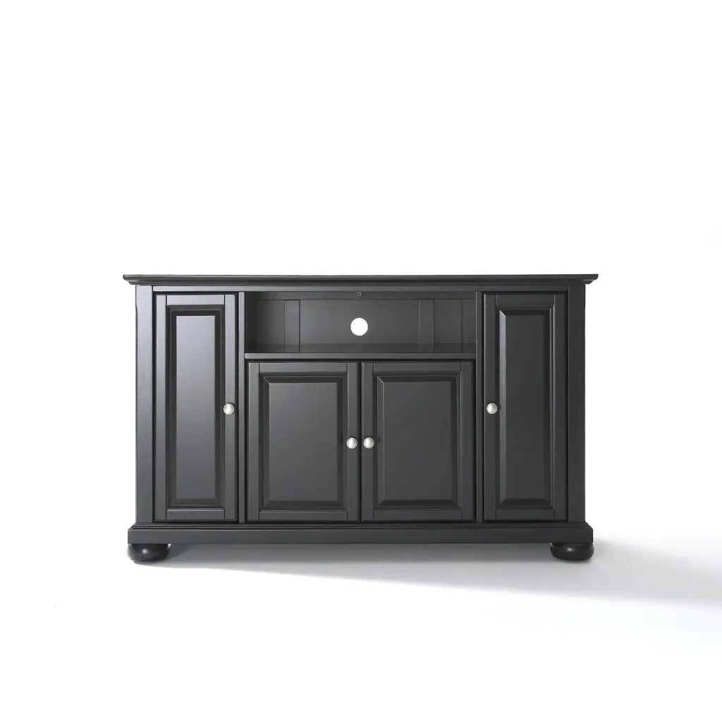 HomeStock Classic Comfort 42 TV Stand Mahogany Black Size 48