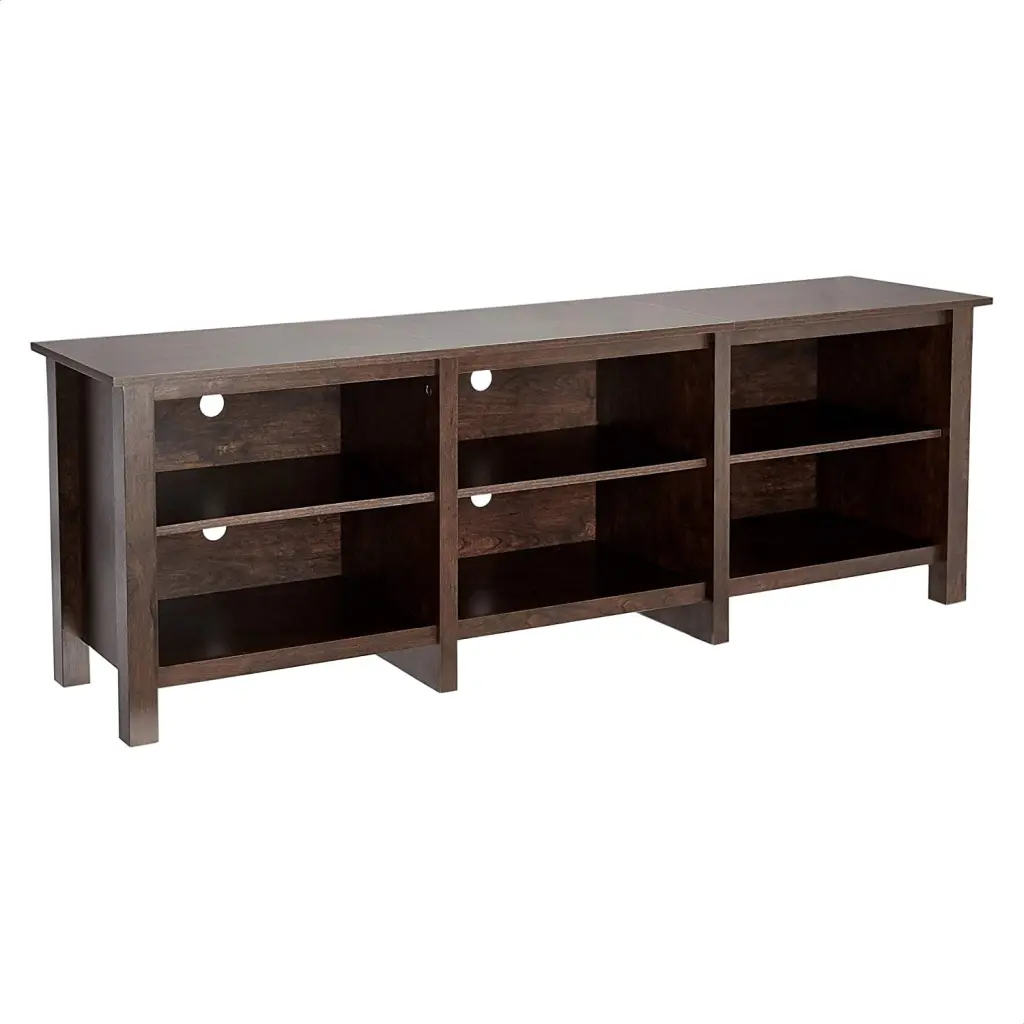 70 Inch TV Stand Storage Media Console Entertainment Center Espresso Finish Hunter x Hunter
