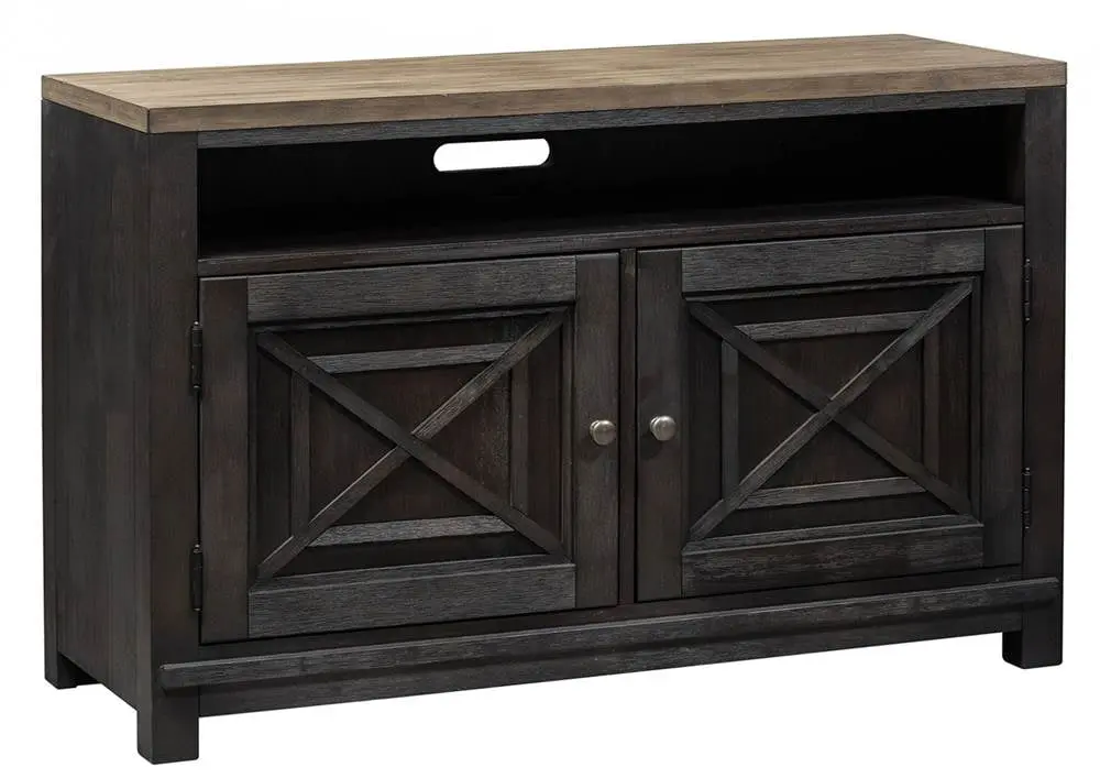 Heatherbrook Black 46 Inch TV Console Liberty Furniture