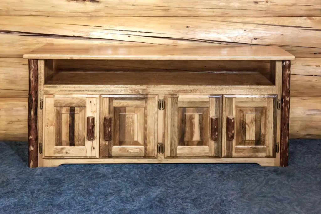 Glacier Country Collection Television Stand Flat Screen TVs Up to 60 Inches Montana Woodworks