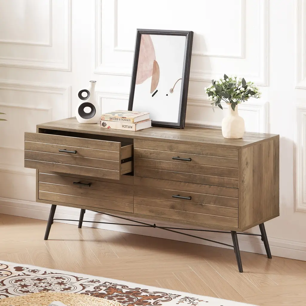 4 Drawer Chest TV Stand Bedroom Furniture rnb