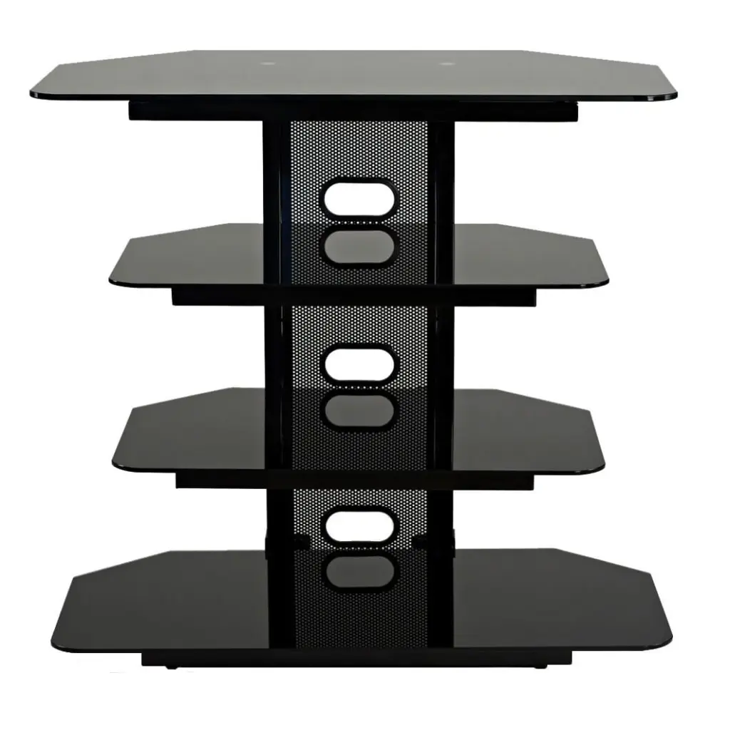 TransDeco TD510CB TV Stand Modern Entertainment Center Transdeco International