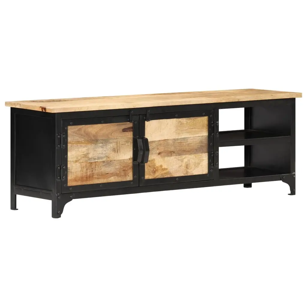 47.2 Inch Solid Mango Wood TV Stand vidaXL