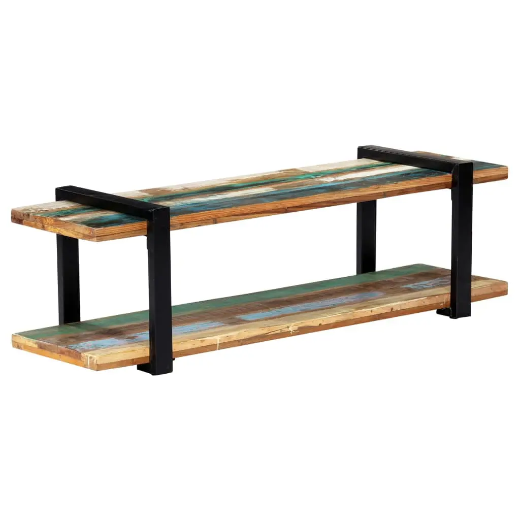 vidaXL Solid Wood Reclaimed TV Stand 51.2x15.7x15.7 Inches