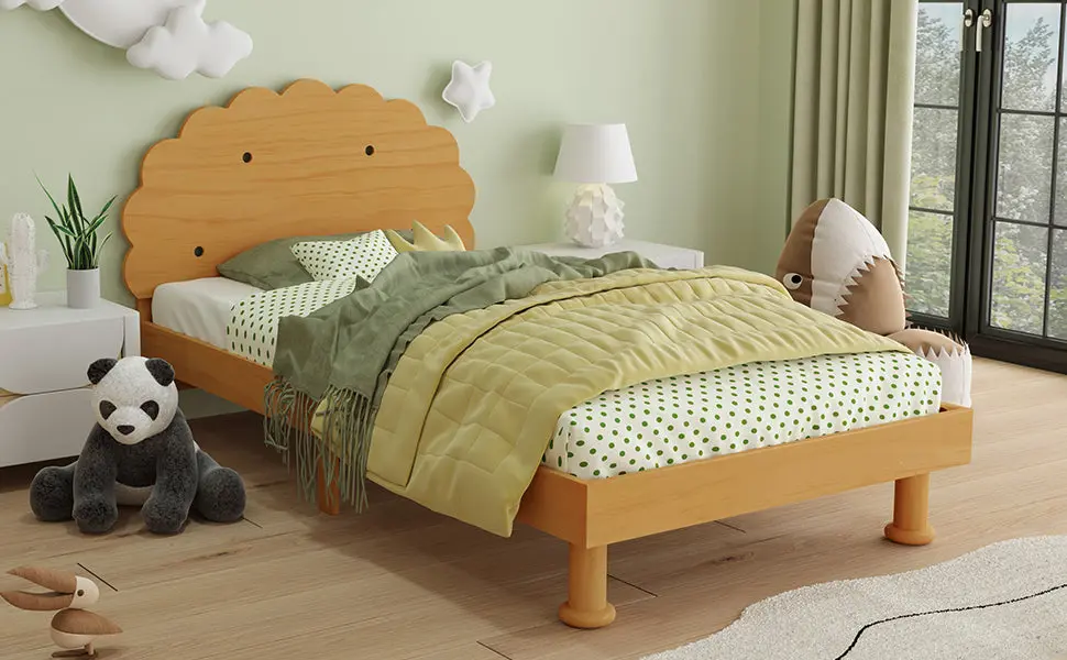 Kids Cookie Influenced Bed Frame Twin Platform Bed Boys and Girls bed best