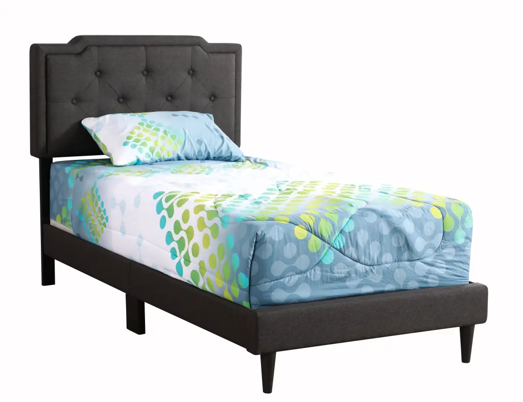 Deb G1106 Tb Up Twin Bed All One Box Black Foam Material glory furniture