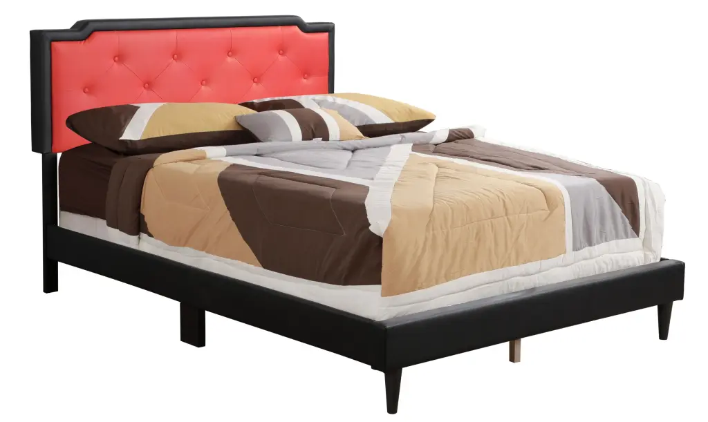 Deb G1120 TB Up Twin Bed All One Box Black Foam PU glory furniture