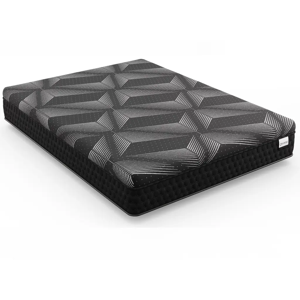 Twin Matrix Copper Hybrid Waterfall Top 11 Inch Firm Feel White Polyurethane diamond mattress
