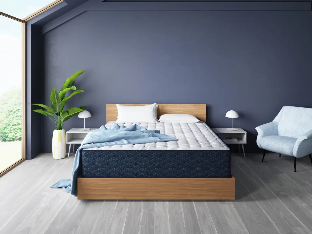 Restonic Easecare Hybrid Cosmorest Firm Twin Grey Mix Steel Foam Mattress restonic mattress