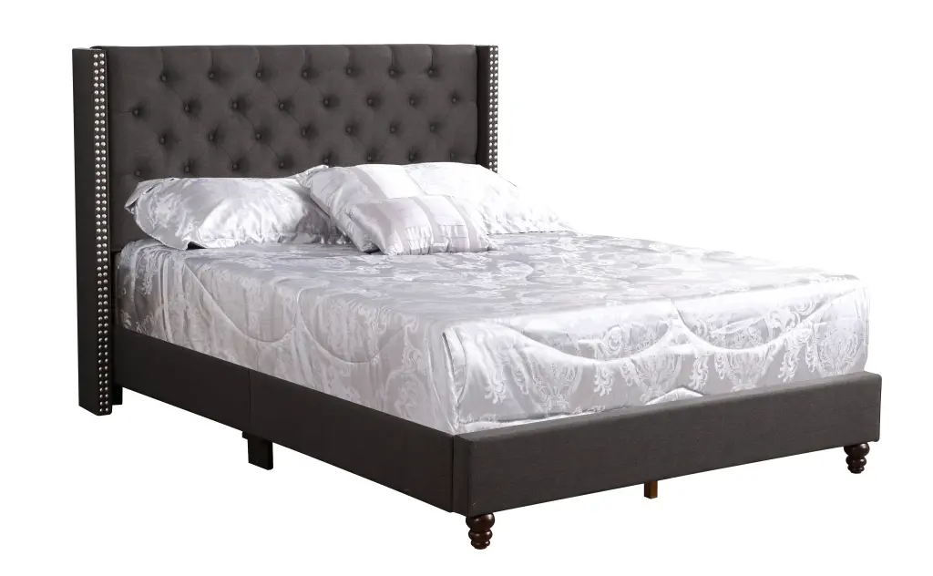 Julie G1906 FB UP Full Upholstered Bed Black Foam Material glory furniture