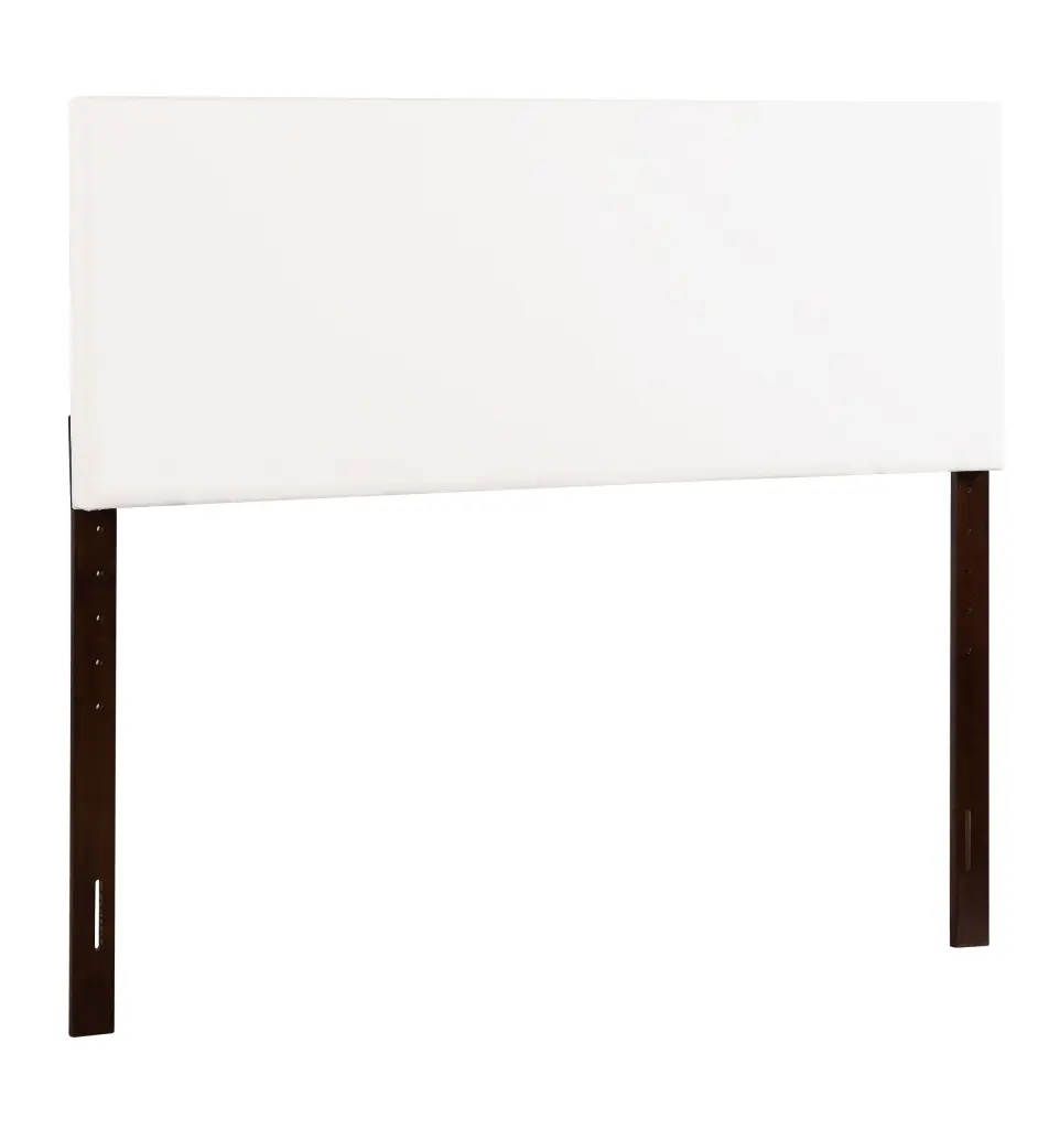 Nova G0113 Qhb Queen Bed White Foam Pu Upholstered Platform Bed glory furniture